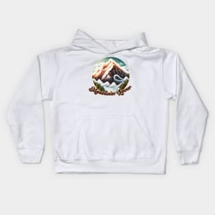 Mountain Lover #3 Kids Hoodie